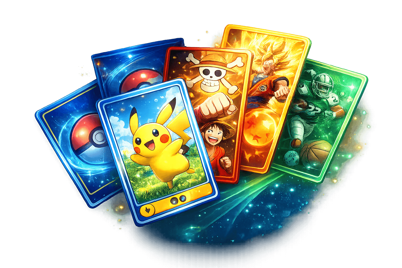 Trading card artwork